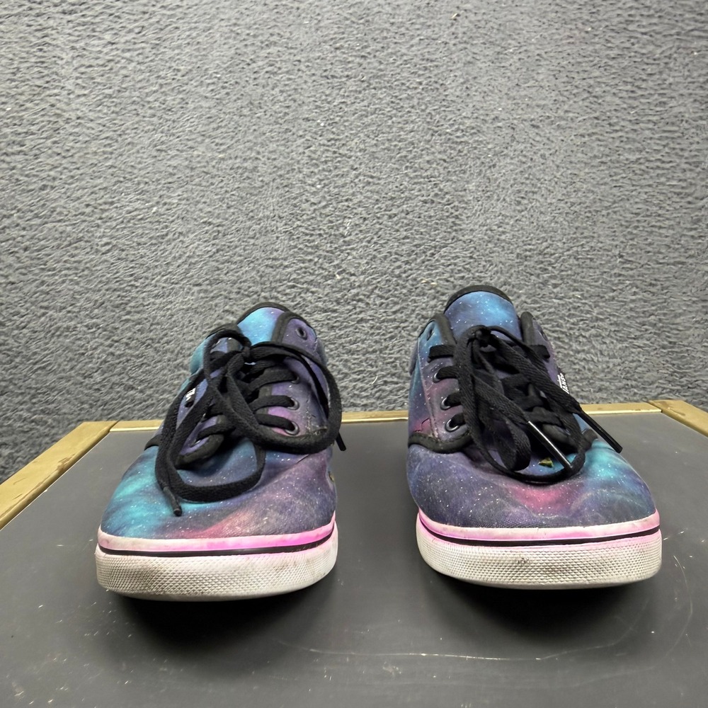 Vans Atwood Galaxy Nebula Low Top Canvas Skate Shoes Purple Blue Womens 11 TB4R - Picture 3 of 8